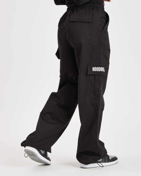 Pantalón Cargo Og Combat Negro/blanco Hoodrich