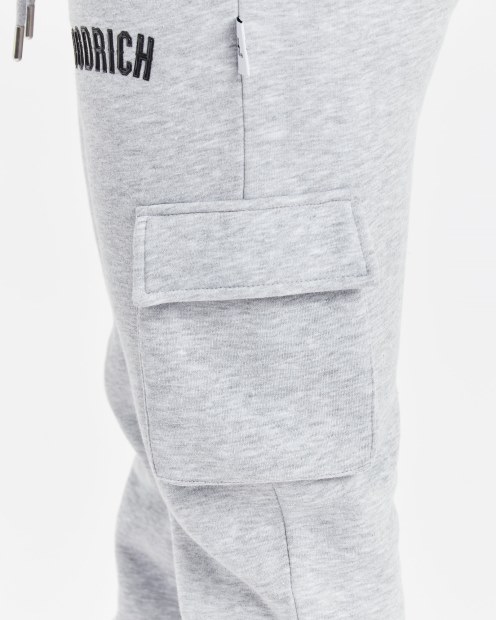 Joggers Og Luna Cargo Con Capuchagris Jaspeado/negro (reposición)