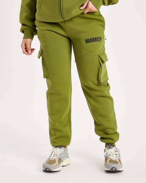 Joggers Og Luna Cargo Verde Oliva/negro Hoodrich