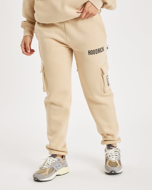 Joggers Cargo Hoodrich Og Frenzy Crema Irlandesa/negro/marrón