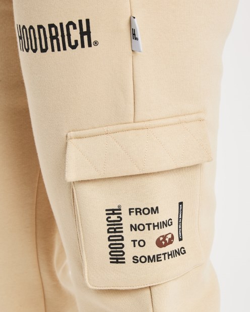 Joggers Cargo Hoodrich Og Frenzy Crema Irlandesa/negro/marrón
