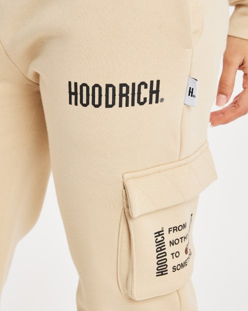 Joggers Cargo Hoodrich Og Frenzy Crema Irlandesa/negro/marrón