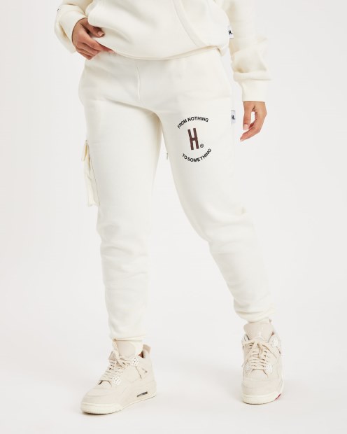 Joggers Egret/black/brunette Og Fetch Cargo Hoodrich