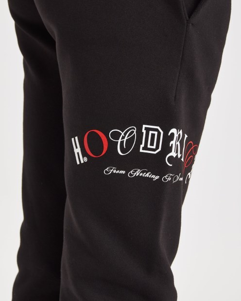 Joggers Rich Og Calor Con Capucha Negra/blanca/roja