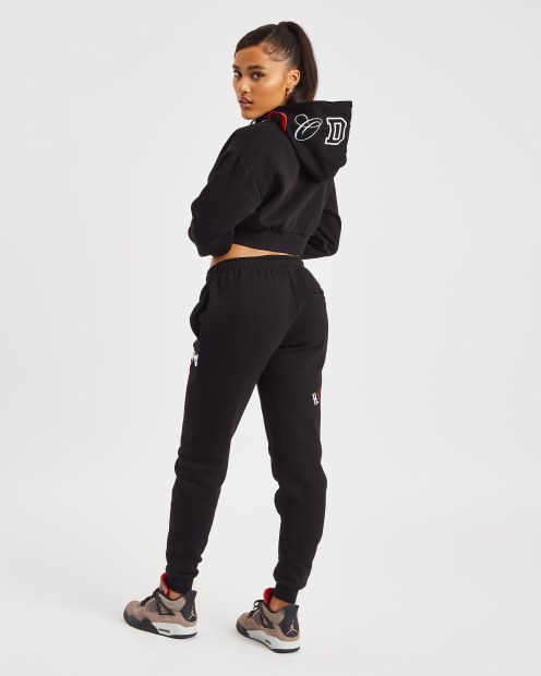 Joggers Rich Og Calor Con Capucha Negra/blanca/roja