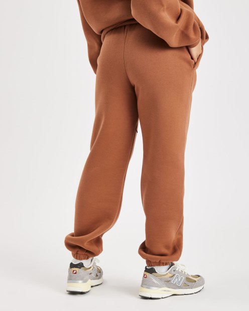 Marrón/crema Og Storm Joggers Con Logo Pequeño Hoodrich