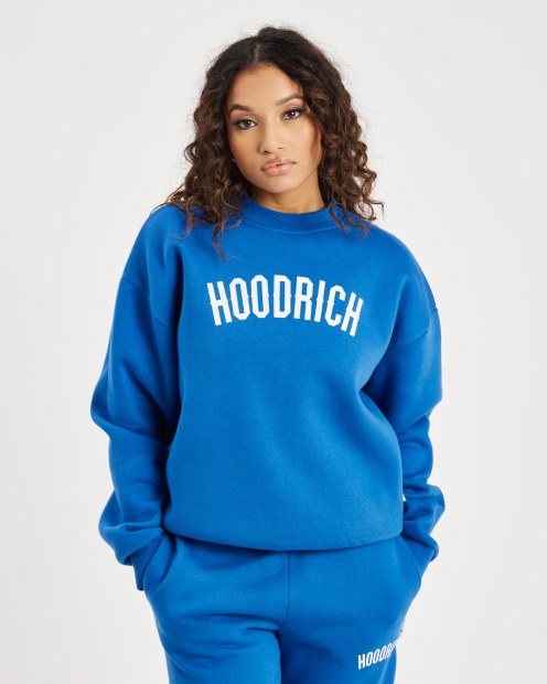 Sudadera Básica Og Azul/blanco Hoodrich
