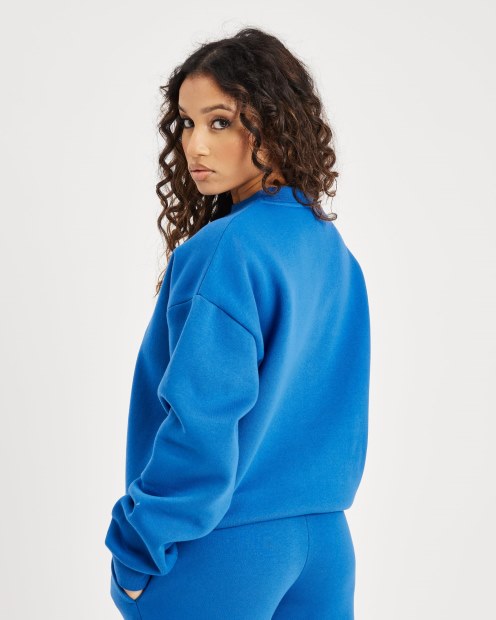 Sudadera Básica Og Azul/blanco Hoodrich