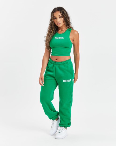Camiseta Corta Sin Mangas Og Storm Con Capuchaverde Intenso/blanco