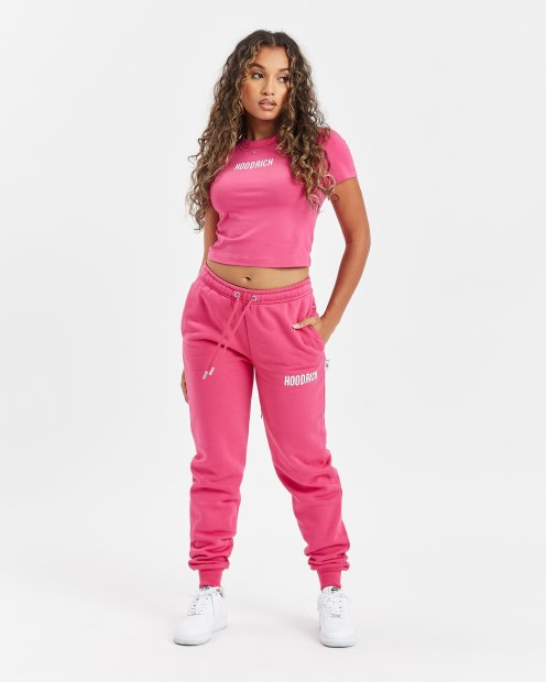 Camiseta Ajustada Og Storm Rosa/blanco Hoodrich