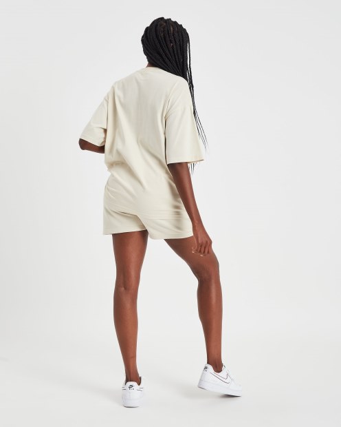 Pantalones Cortos Hoodrich Avena/blanco Og Storm