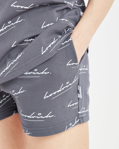 Pantalones Cortos Hoodrich Og Base Iron Gate/oyster